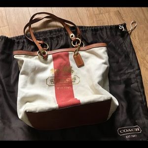 Coach Canvas Tote